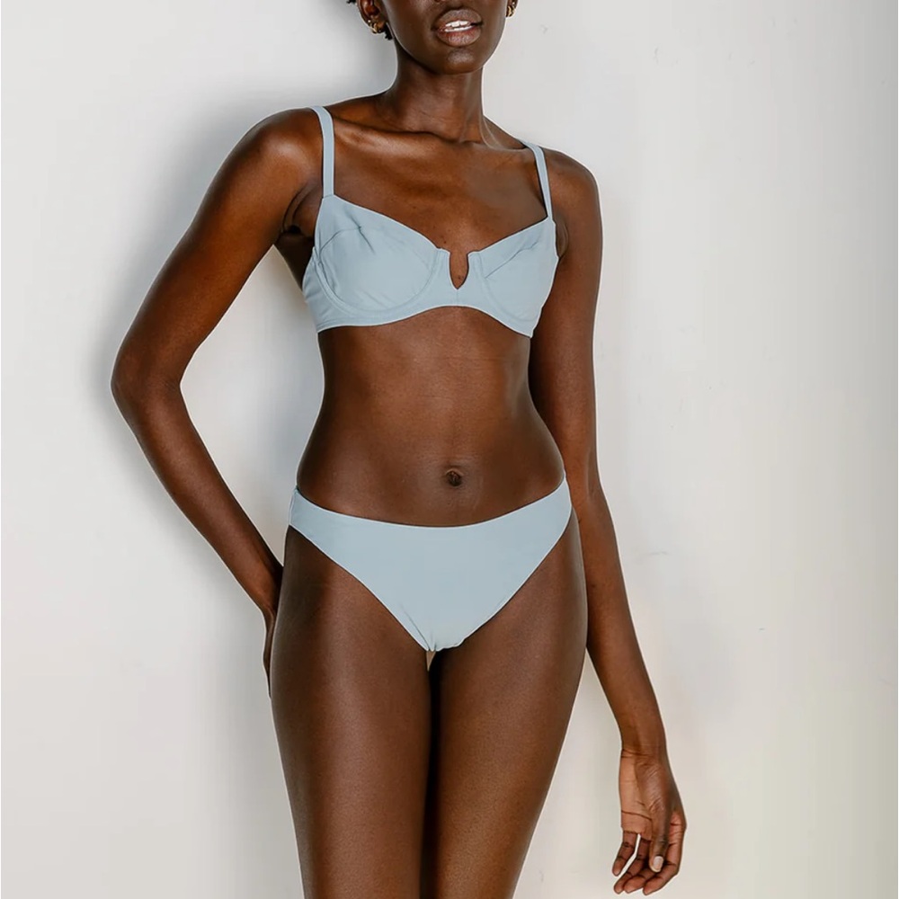 NWT Prairie Swim capri bikini set in seaglass, size S